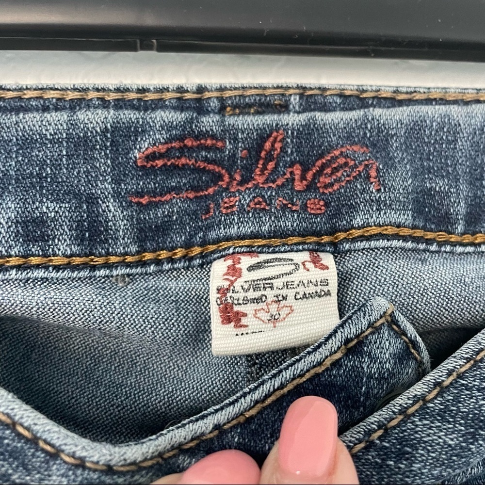 Silver Jeans Tuesday Jeans 30 X 31 Women’s‎ Bootcut Flare Denim Medium Wash - Picture 6 of 12